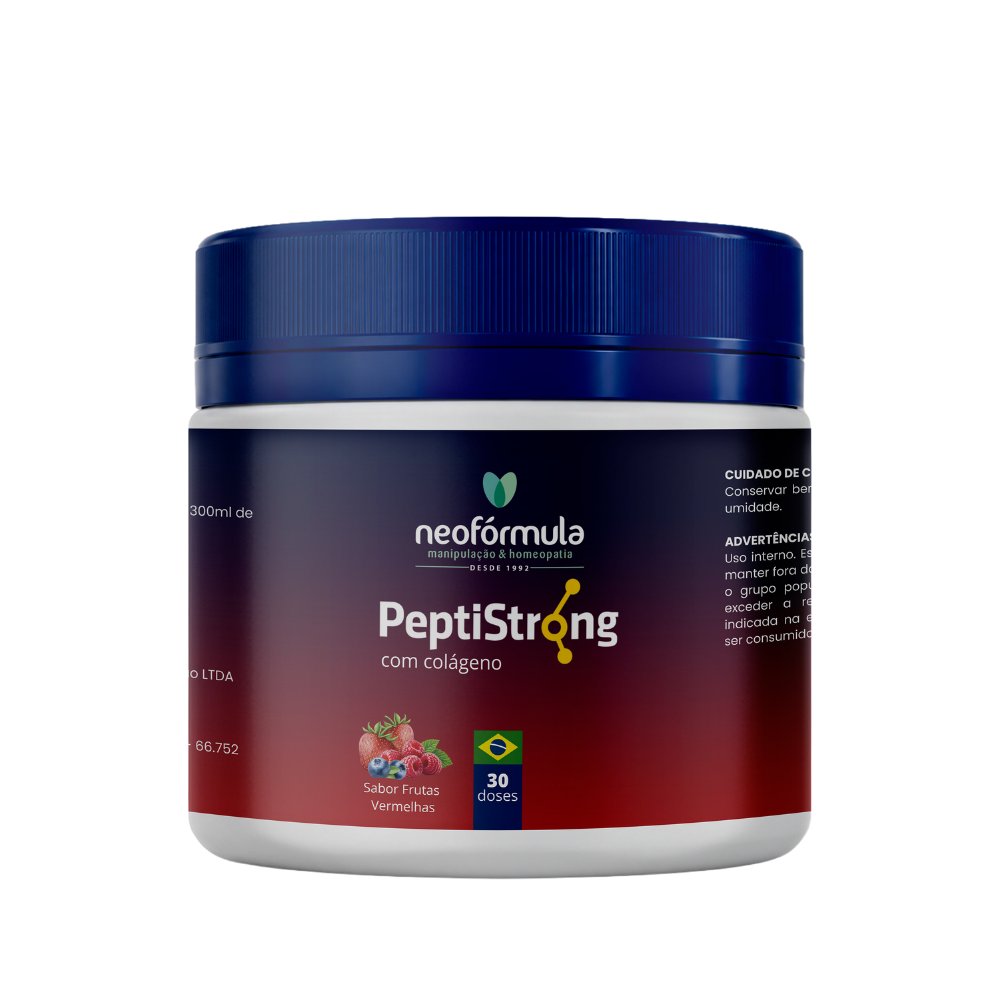 PeptiStrong 2,4g com colágeno | 30 doses