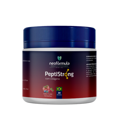 PeptiStrong 2,4g com colágeno | 30 doses