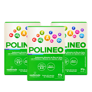 3 unidades de PoliNeo Multivitamínico