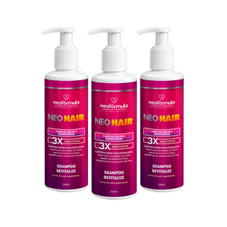 3 unidades de NeoHair Shampoo Revitalize