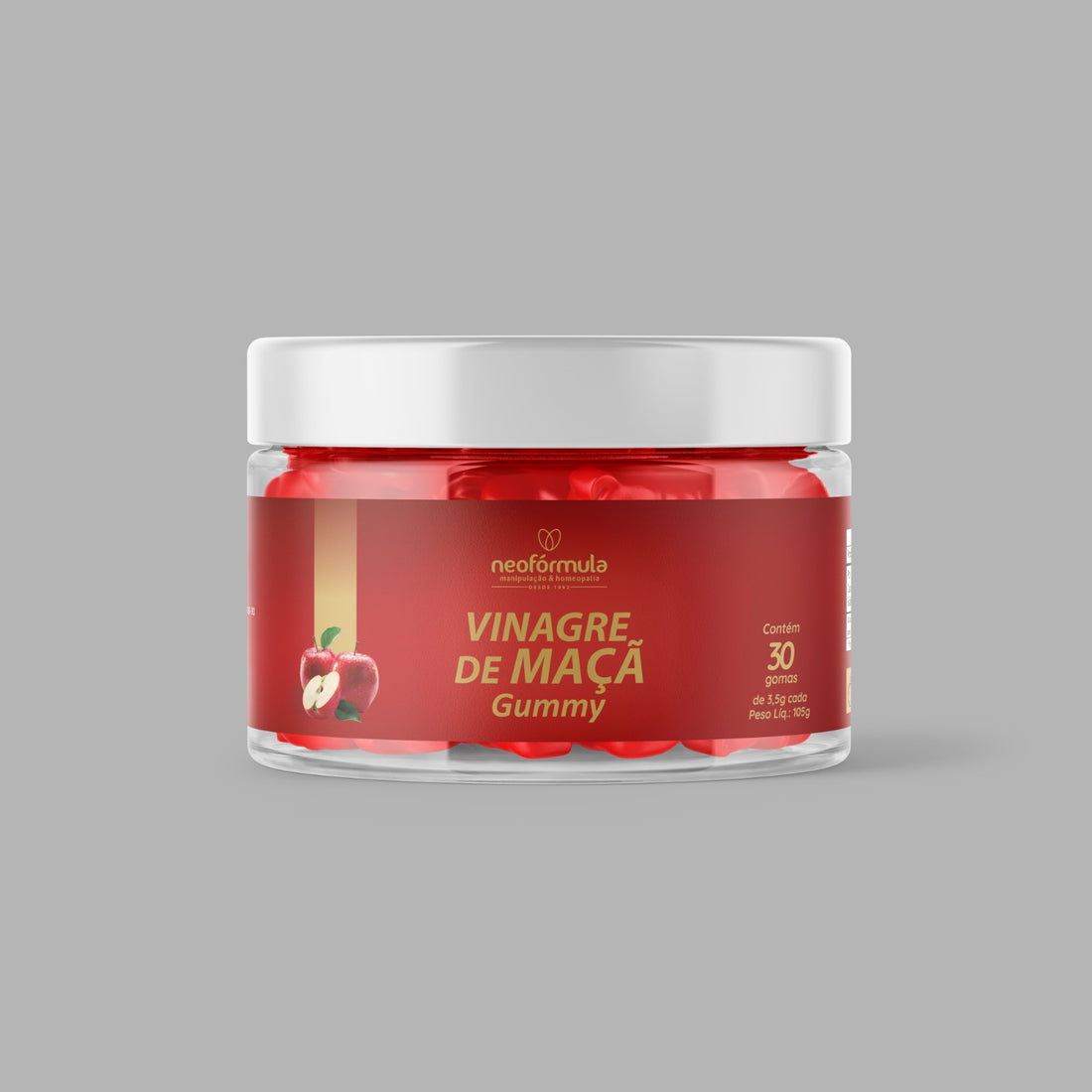 Vinagre de Maçã Gummy – 30 Gomas