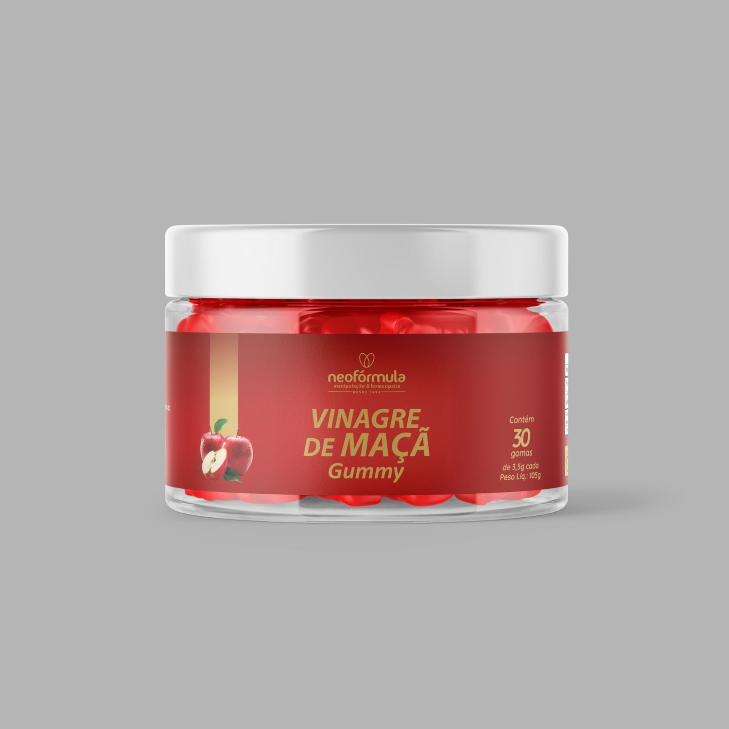 Vinagre de Maçã Gummy – 30 Gomas