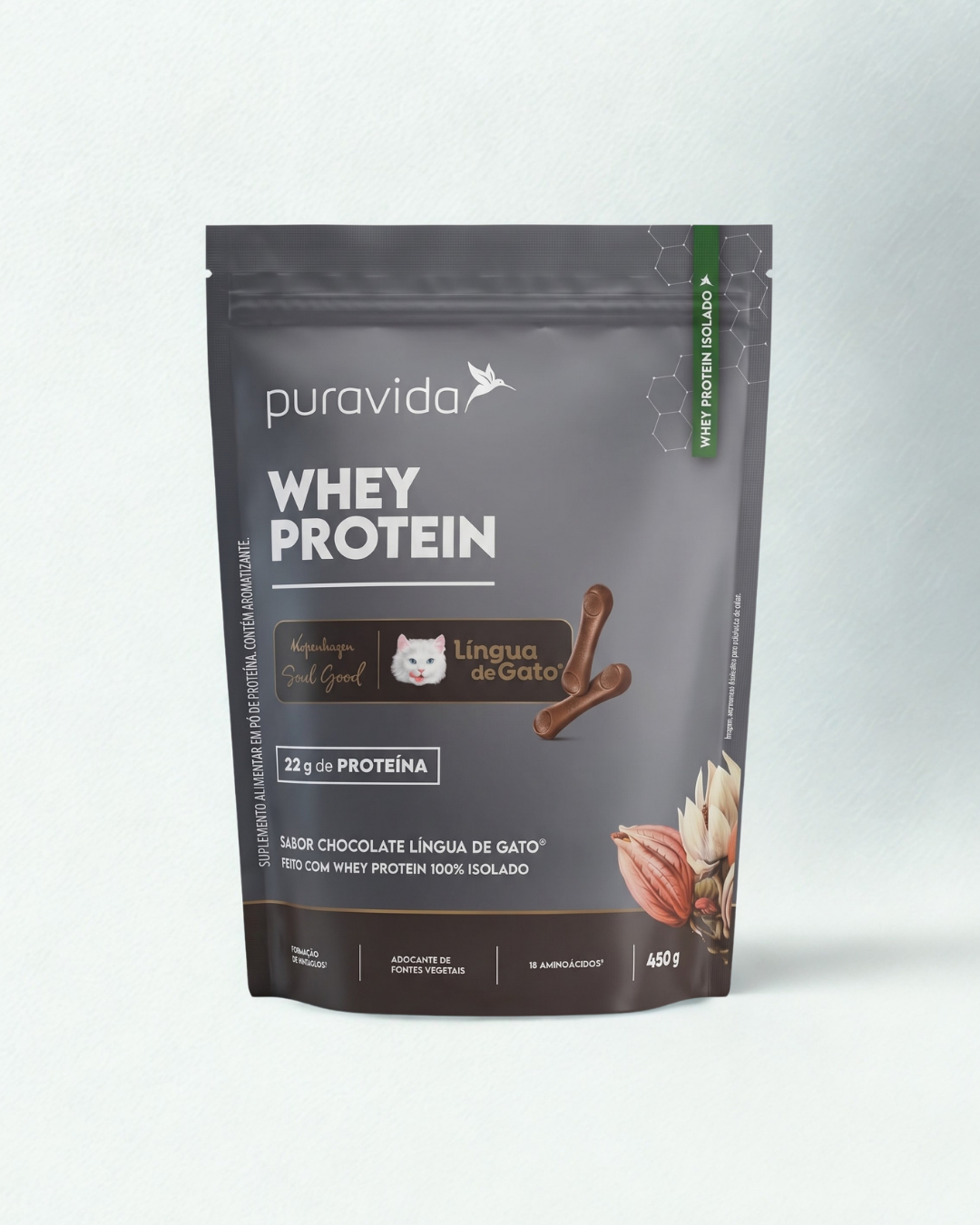 Whey Protein Língua de Gato | Pura Vida