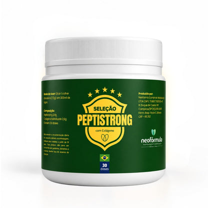 PEPTISTRONG 2,4g com COLÁGENO - 30 doses