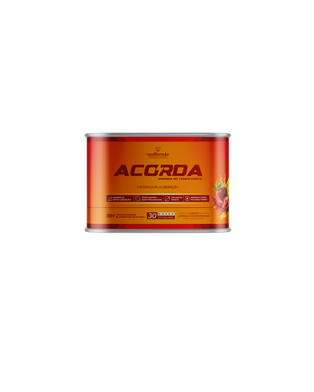 Acorda - Cafeína de dupla liberação - 30 doses