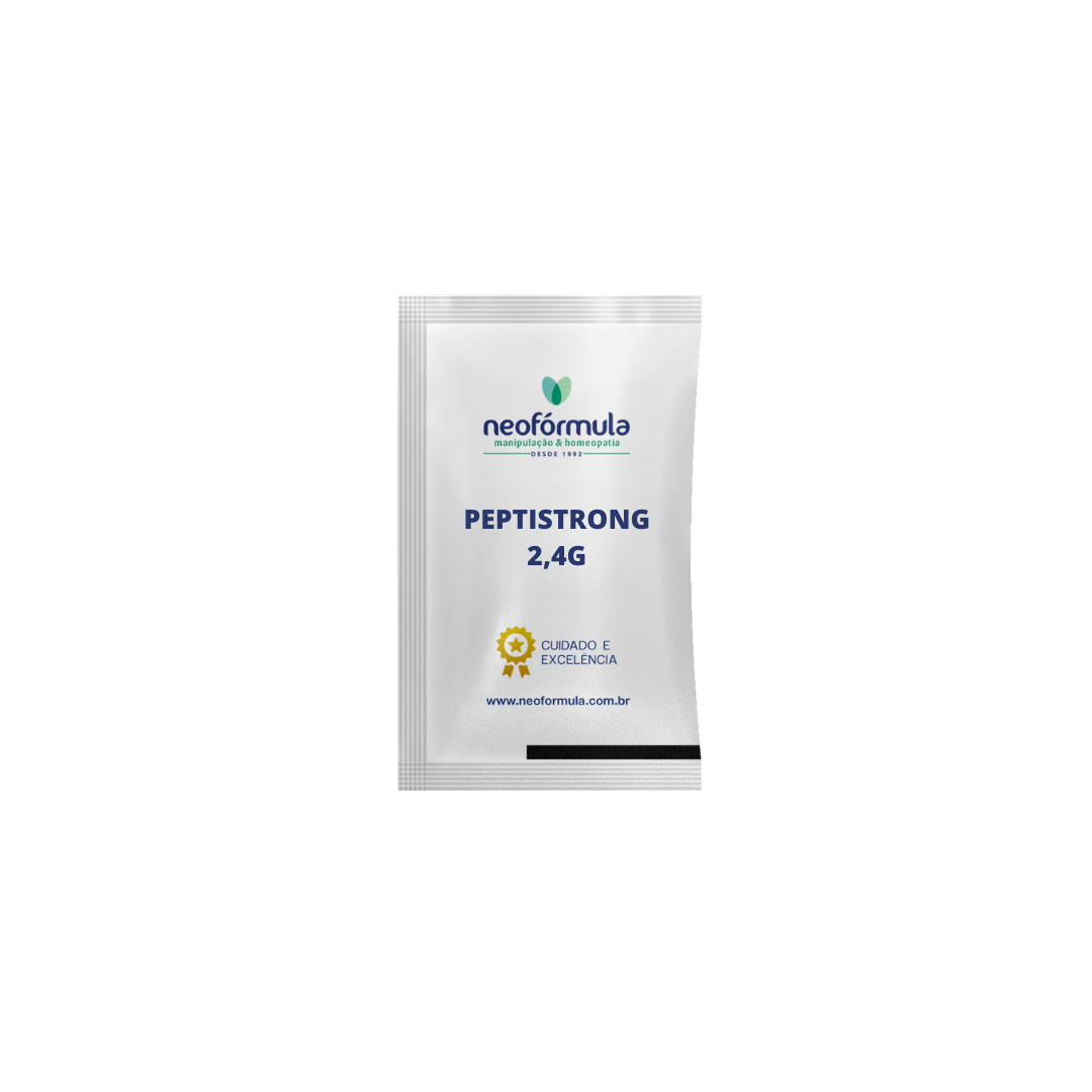 SACHÊS PEPTISTRONG 2,4g com COLÁGENO - 30 UN