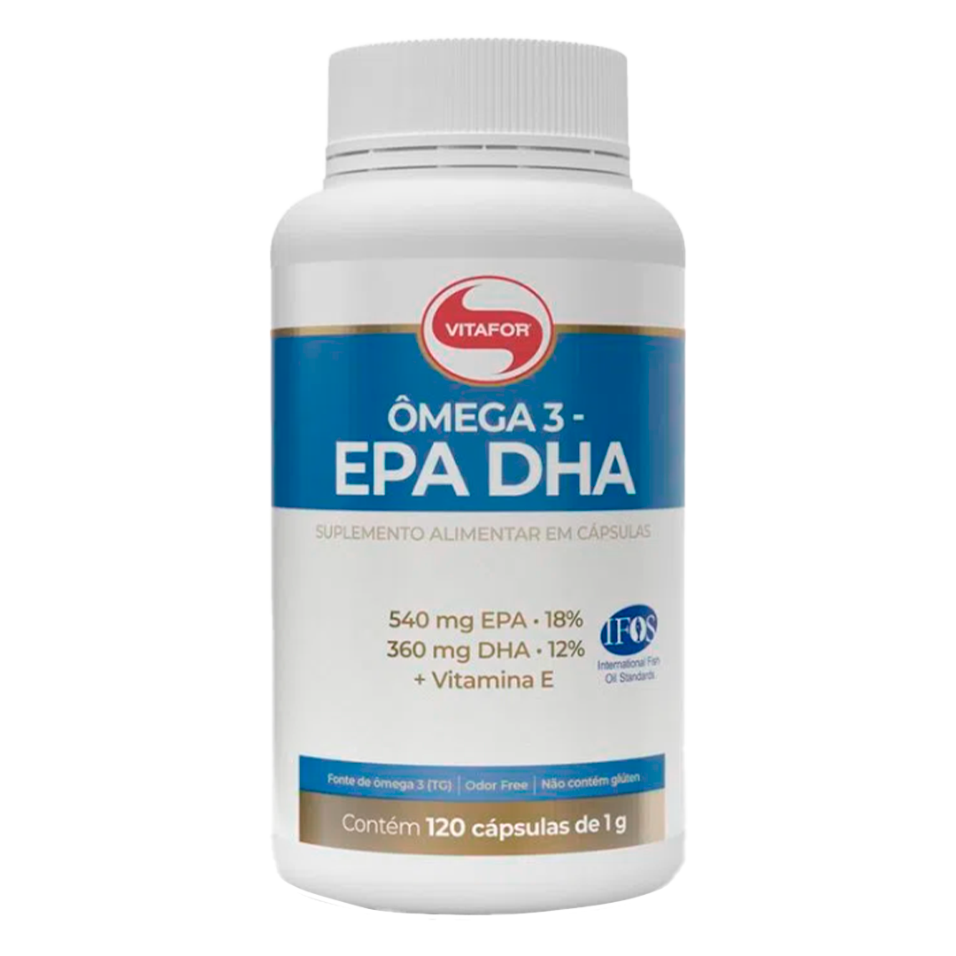 Ômega 3 EPA DHA Vitafor 120 Cápsulas