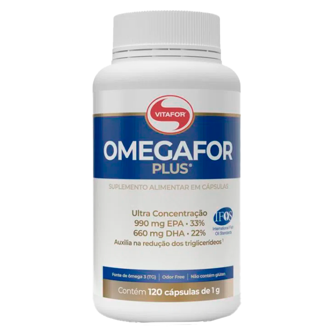 Ômegafor Plus Vitafor 120 Cápsulas