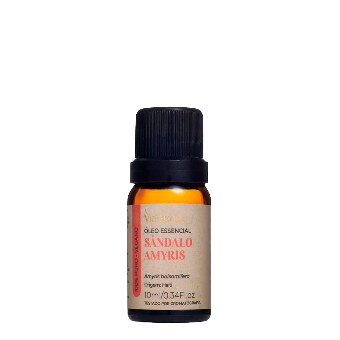 Via Aroma Óleo Essencial Sândalo 10ml