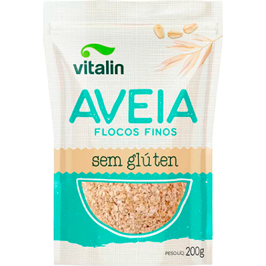 Vitalin Aveia em Flocos Finos 200g